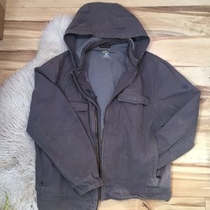 Mountain Hardware Canvas Fleece Jacket 